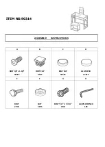 Acme Furniture 90314 Assembly Instructions предпросмотр