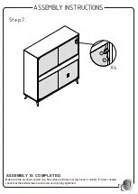 Предварительный просмотр 10 страницы Acme Furniture 97777 Assembly Instruction Manual