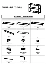 Предварительный просмотр 1 страницы Acme Furniture Raegan 91245 Assembly Instructions