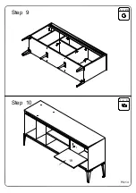 Предварительный просмотр 9 страницы Acme Furniture Zakwani OF00001 Assembly Instructions Manual