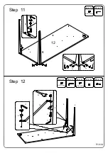 Предварительный просмотр 10 страницы Acme Furniture Zakwani OF00001 Assembly Instructions Manual