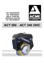 ACME motori ACT 280 Use & Maintenance preview