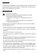 Предварительный просмотр 3 страницы ACME BF-1500ND B User Manual