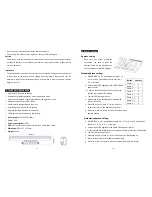 Предварительный просмотр 4 страницы ACME CB-348TC User Manual