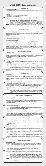 ACME CD311 User Manual preview