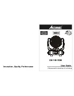 Preview for 1 page of ACME CM-108 RGB User Manual