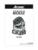 ACME CM-350Z User Manual предпросмотр