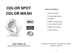 ACME Color Spot User Manual preview