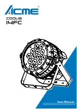 Preview for 1 page of ACME COOLIE 14FC User Manual