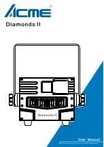 Preview for 1 page of ACME Diamonds II User Manual