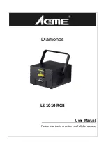 Предварительный просмотр 1 страницы ACME Diamonds LS-1010 RGB User Manual