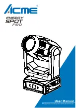 Preview for 1 page of ACME Energy Spot PRO User Manual