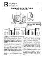 ACME FAN-JET Installation Instructions preview