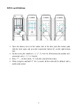 Preview for 9 page of ACME Idenmatic IDH-811 Master Manual