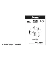 ACME LED-275 D User Manual предпросмотр