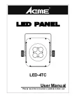 ACME LED-4TC User Manual предпросмотр