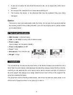 Preview for 5 page of ACME LED-4TC User Manual