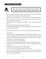 Preview for 3 page of ACME LED-707 User Manual