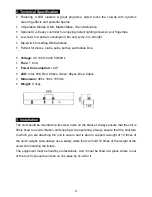 Предварительный просмотр 4 страницы ACME LED-7474 User Manual