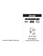 ACME LED-767 RGBW User Manual preview