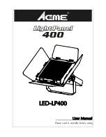 Preview for 1 page of ACME LED-LP400 User Manual