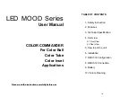 ACME LED MOOD Series User Manual предпросмотр