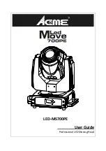 Preview for 1 page of ACME Led Move 700PE User Manual