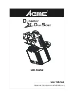 ACME LED-SC252 User Manual предпросмотр