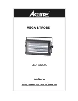 ACME LED-ST2000 User Manual preview