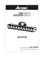 ACME LED STROBE 50 User Manual preview