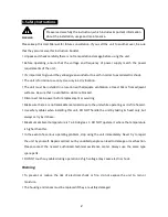 Preview for 3 page of ACME LED STROBE 50 User Manual