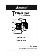 Preview for 1 page of ACME LP-TS200 CW User Manual