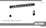 ACME MT109B Installation Manual preview