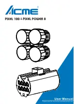 ACME PEXEL 100 User Manual предпросмотр