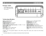 Предварительный просмотр 4 страницы ACME PS407 User Manual