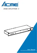 ACME RDM SPLITTER 18 User Manual preview