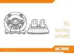 ACME RS User Manual preview
