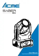 Preview for 1 page of ACME SABER Mini User Manual