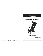 ACME SAMURAI SCAN 50 User Manual preview