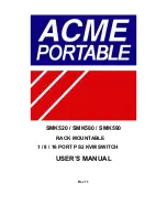 Preview for 1 page of ACME SMK520 User Manual