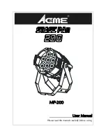 ACME Stag Par MP-200 User Manual preview