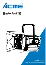 ACME Theatre Sport 150 User Manual preview