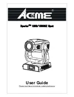 ACME Xperior 1200 User Manual preview