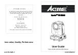 Preview for 2 page of ACME Xperior 5R BEAM F User Giude