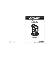 ACME Xperior XP-16R SZ User Manual preview