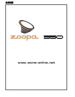 Preview for 36 page of ACME Zoopa 350 Instruction Manual