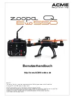 ACME zoopa Q evo 550 Instruction Manual preview