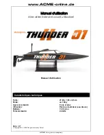 Preview for 19 page of ACME zoopa thunder II 01 Instruction Manual