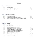 Preview for 3 page of Acnodes APH 9220 User Manual