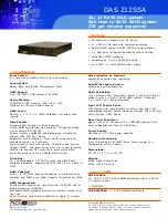 Acnodes DAS 212SSA Specifications preview